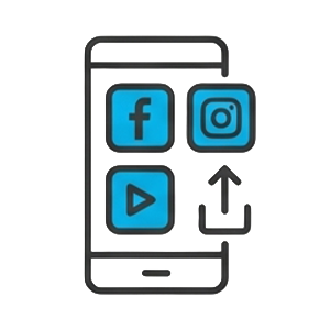 social media graphics icon