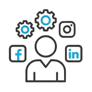 social media setup icon